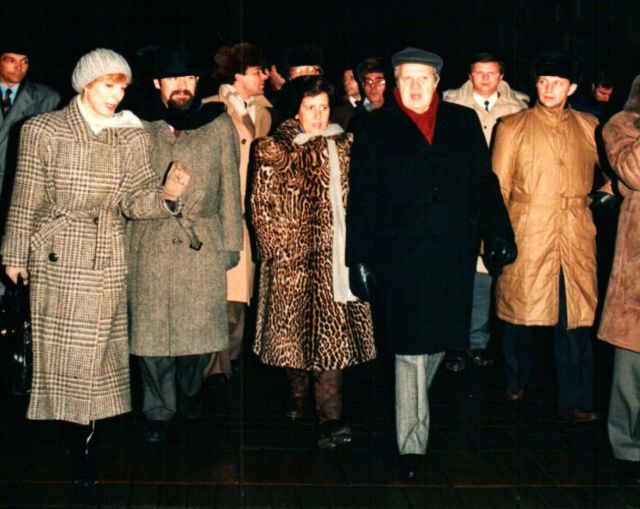 1987, Moscovo, Rua Arbat, visita de Estado à URSS